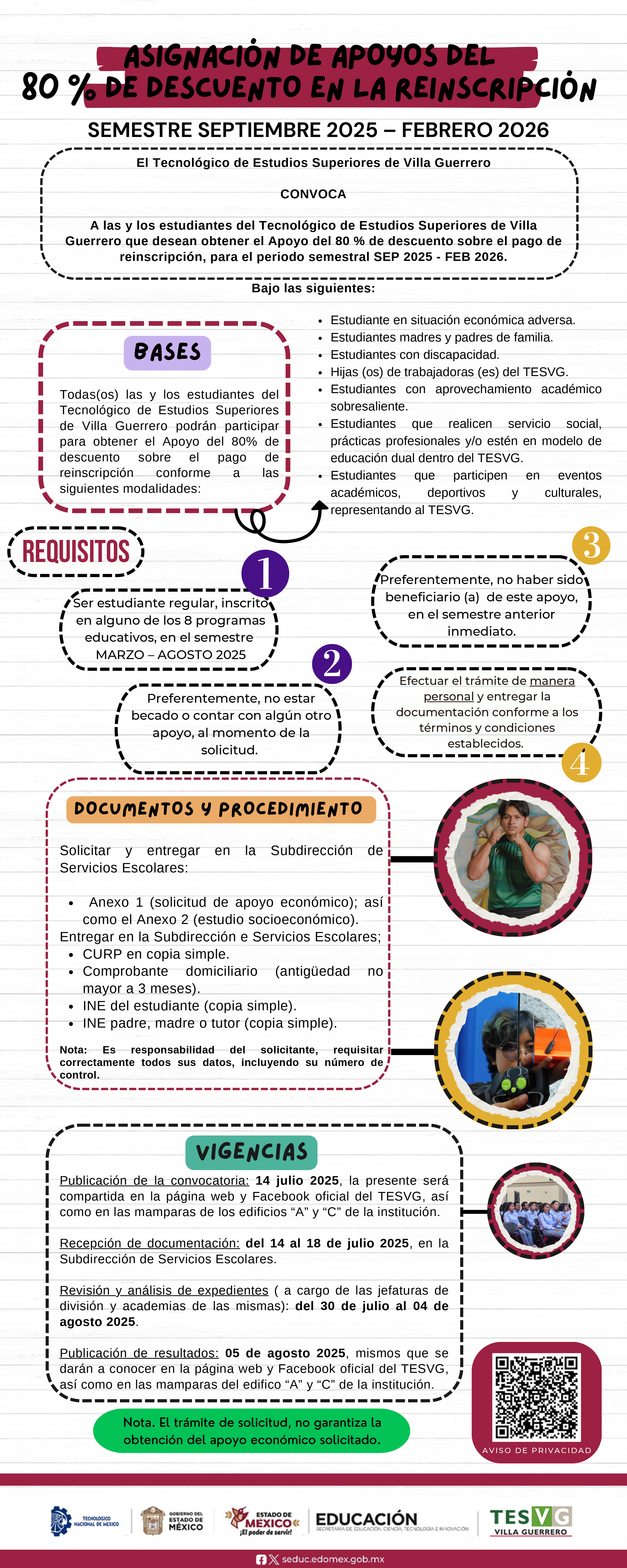 Apoyo a a reinscripción 2025-2026 